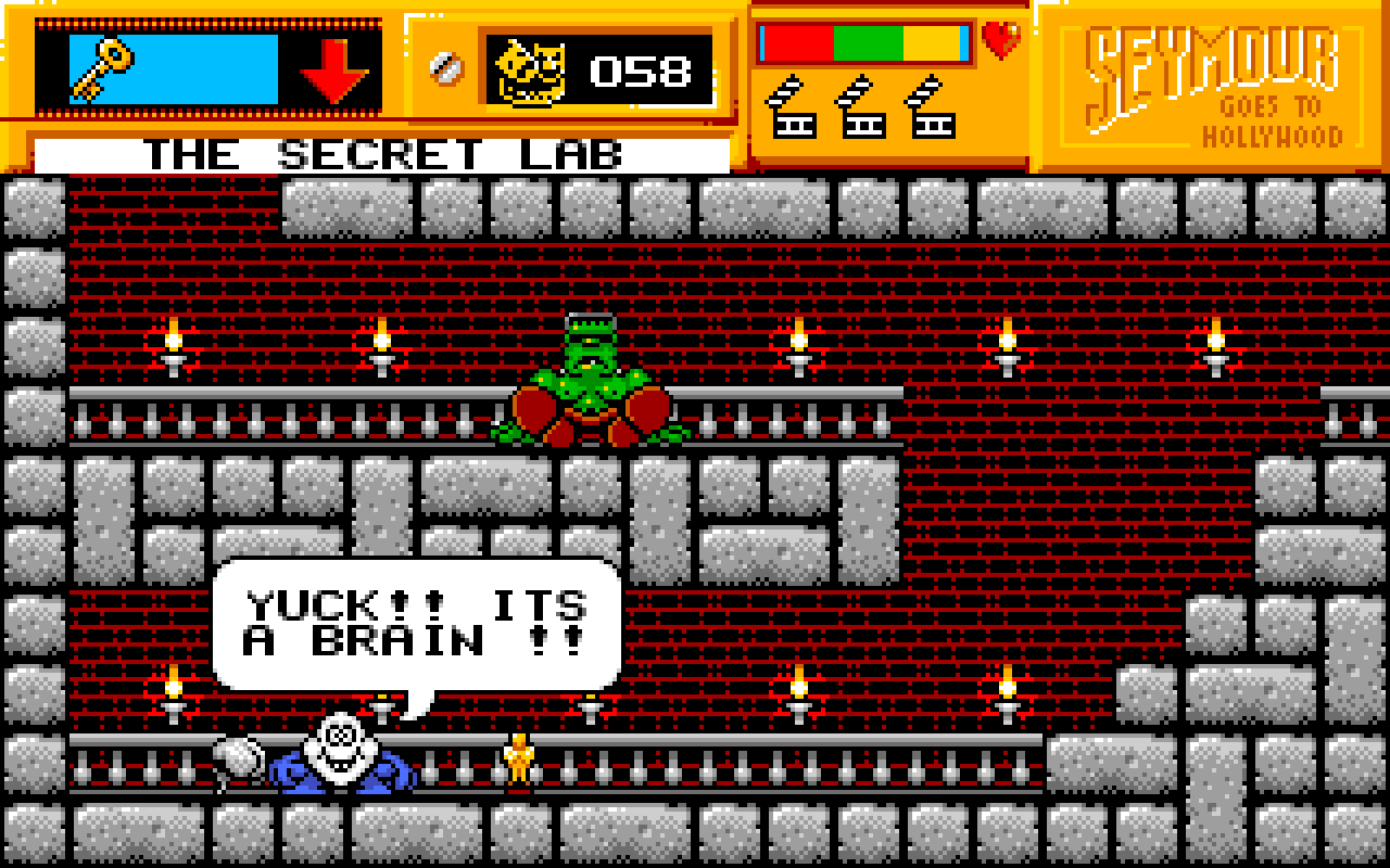 THE SECRET LAB: "YUCK!! ITS A BRAIN !!"