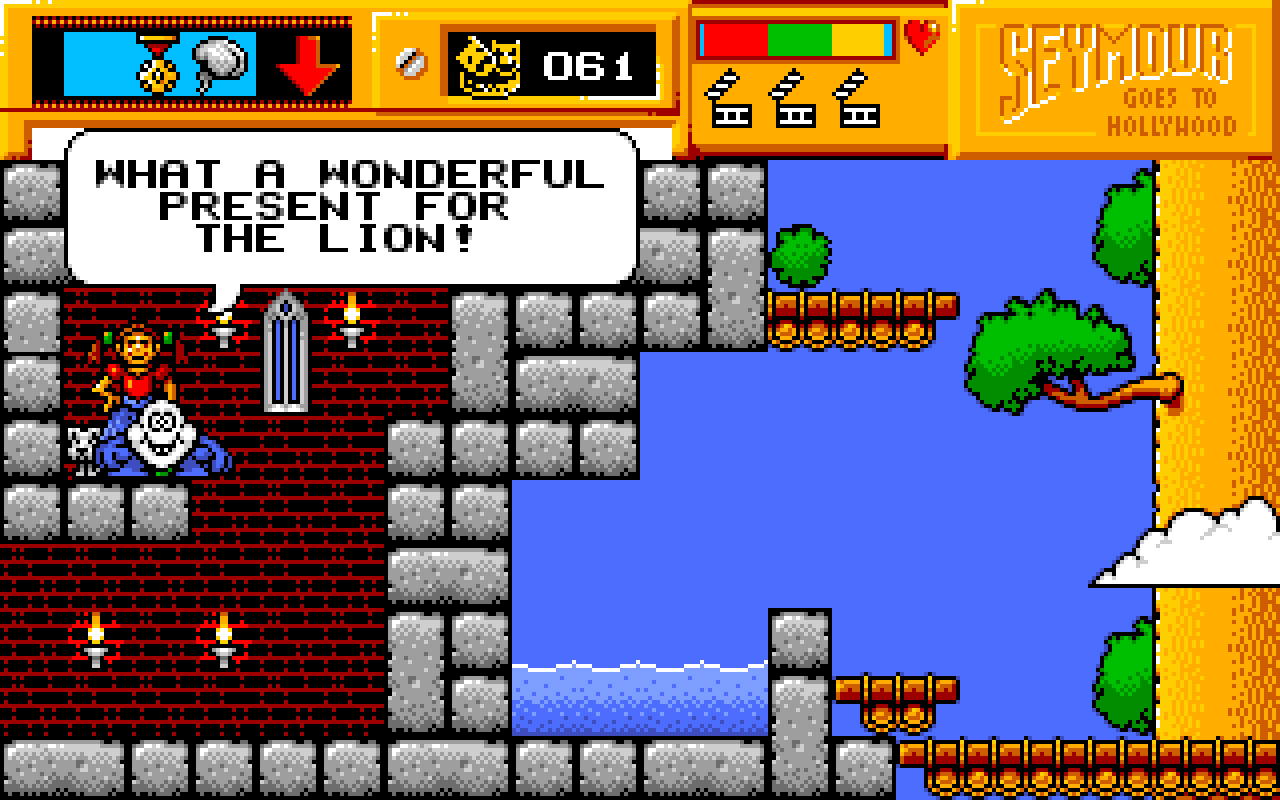 "WHAT A WONDERFUL PRESENT FOR THE LION!"