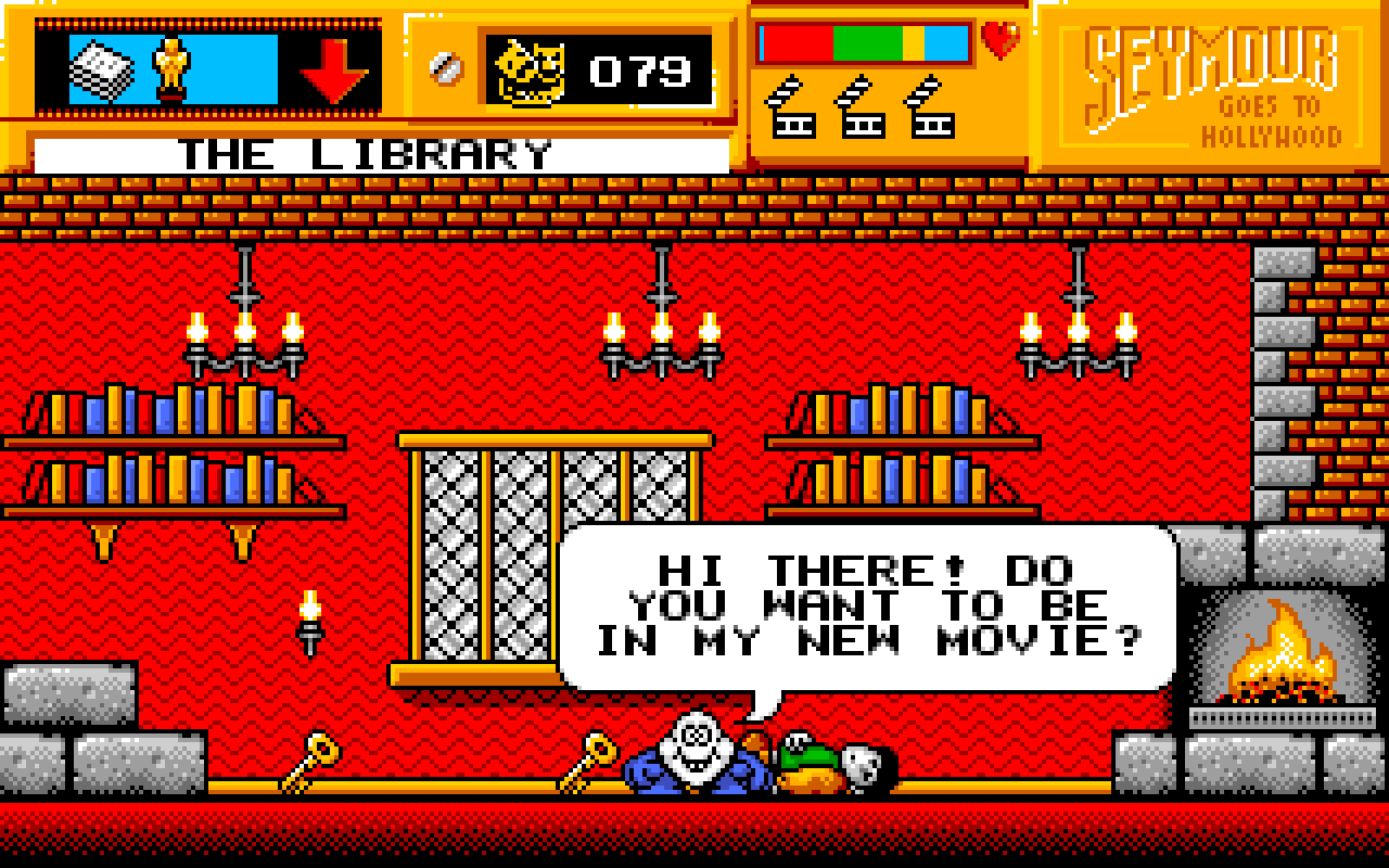 THE LIBRARY: the body wants to be in the movie.